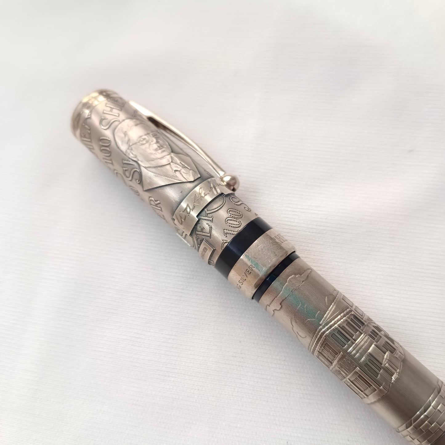 Sheaffer centennial 100 years limited edition sterling silver fountain pen
