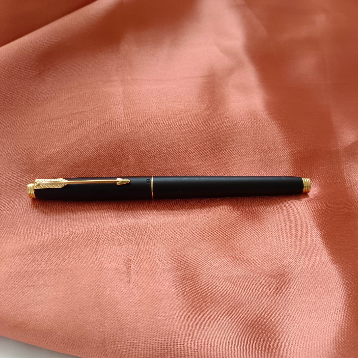 Parker 75 Fountain Pen (France) - Matte Black, Gold plated Trim