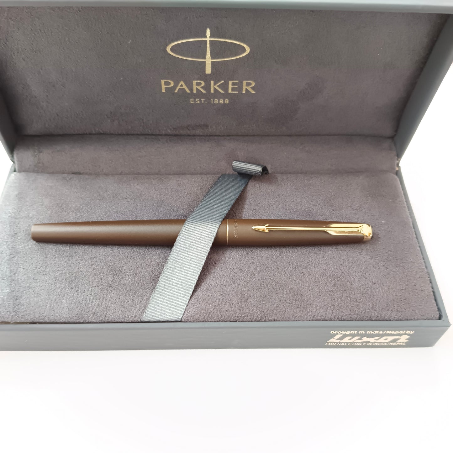 Vintage Parker 50 Falcon Brown Gold Fountain Pen