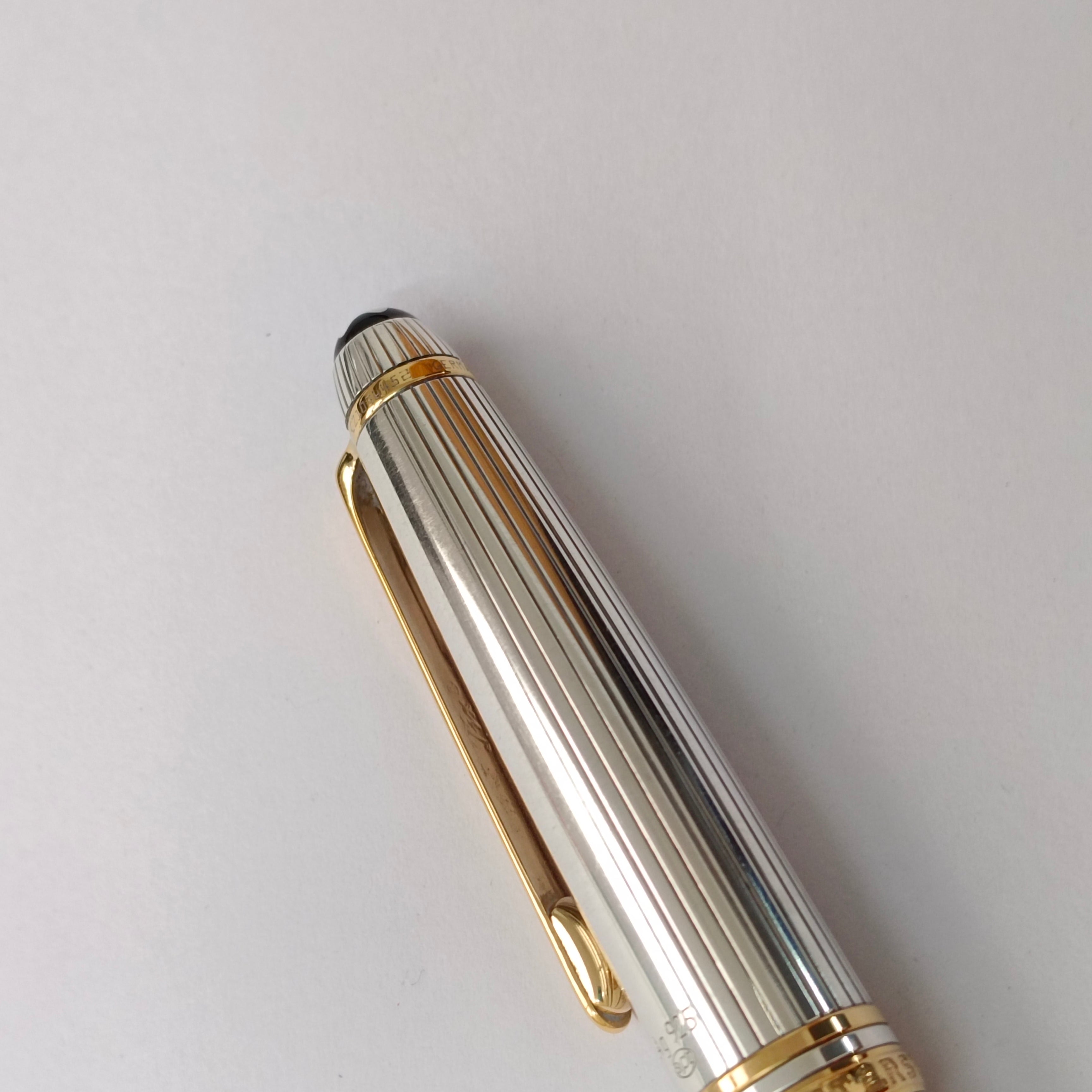 Montblanc meisterstuck cheap silver