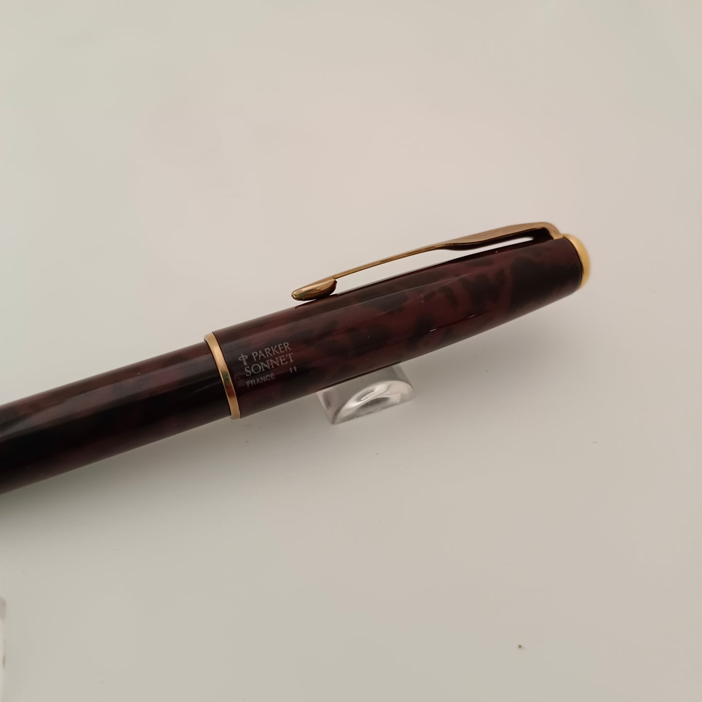 Parker Sonnet Red Marbled Lacquer Rollerball Pen
