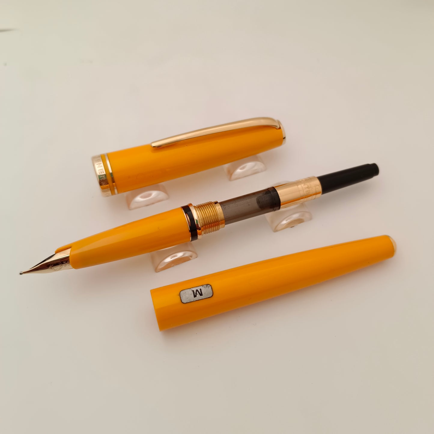 Montblanc Generation Yellow Fountain Pen - Gold Trim