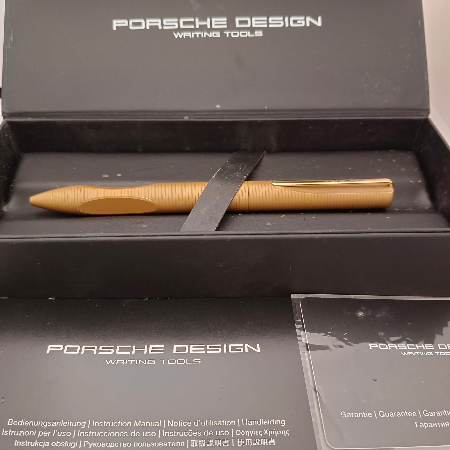 Porsche Design P3120 Gold Ballpoint Pen - Germany
