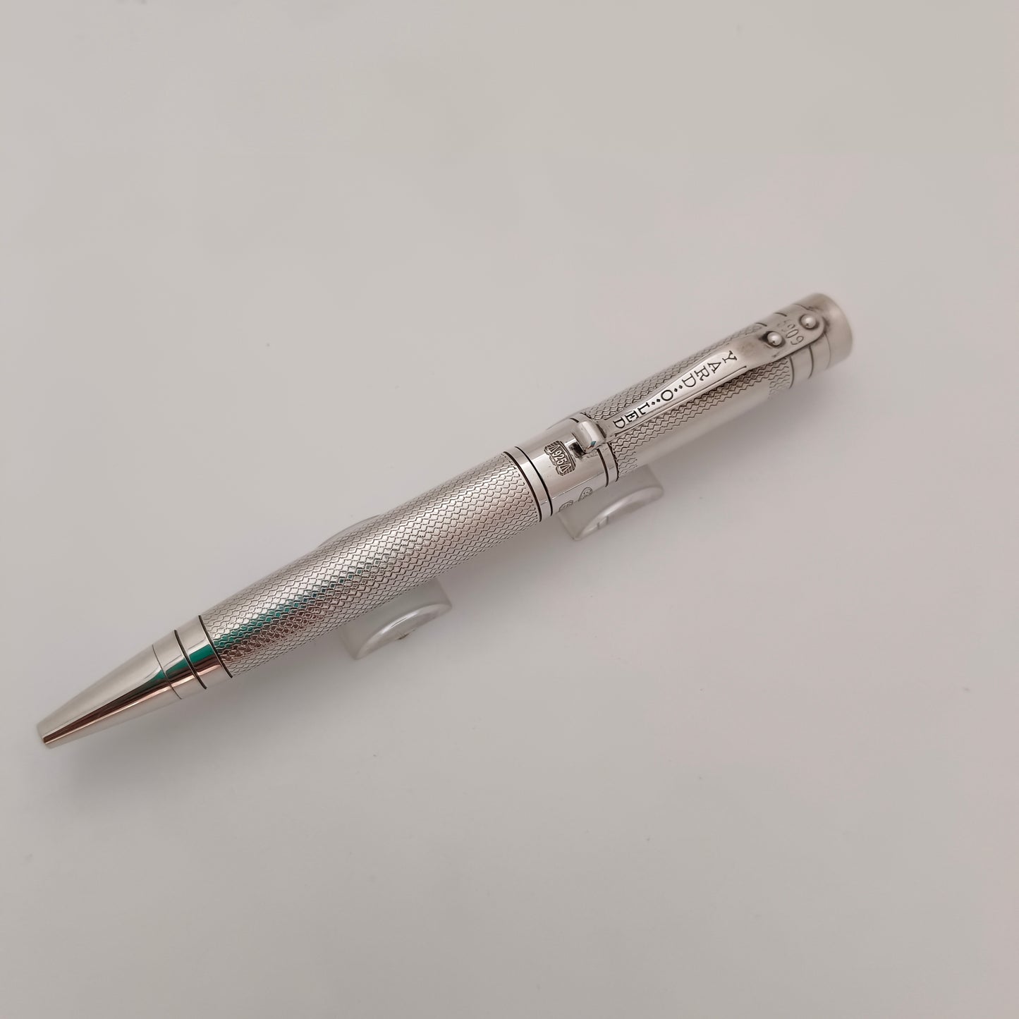 Yard-O-Led Viceroy Pocket Barley Sterling Silver Ballpoint Pen