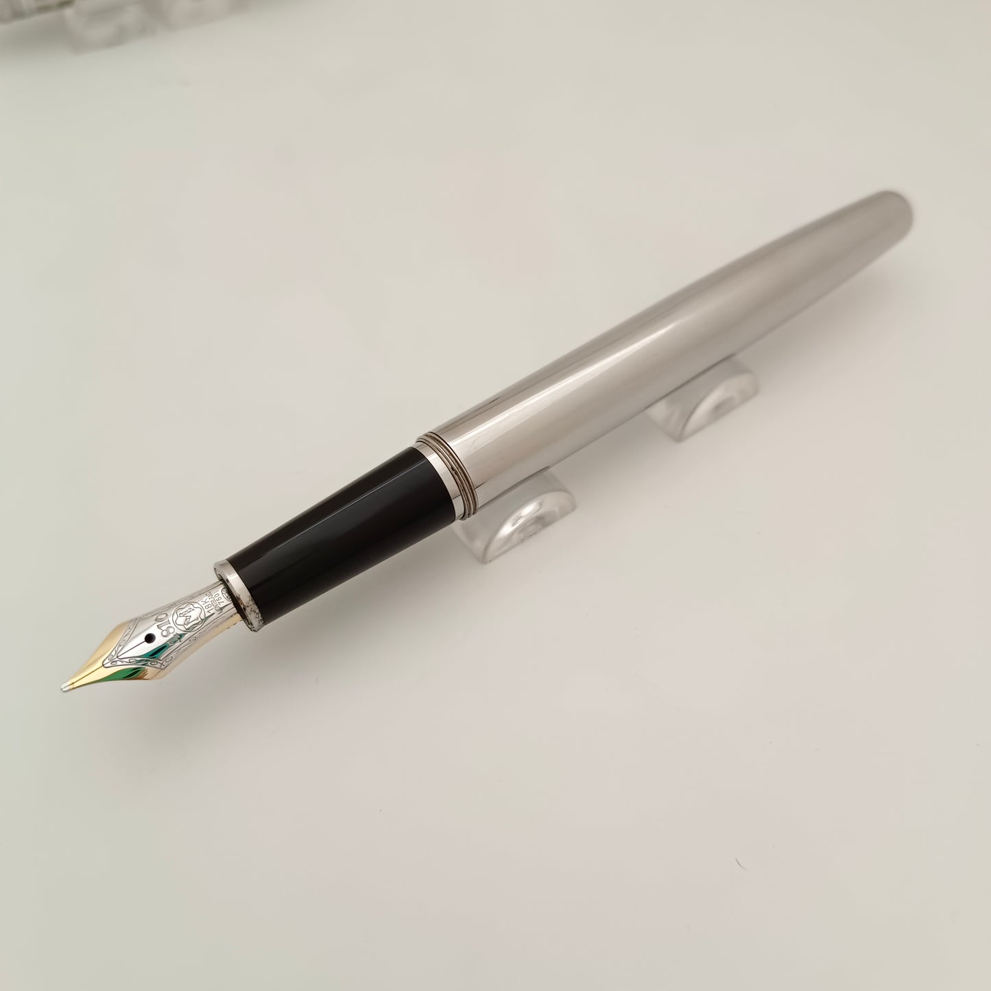 Montblanc Meisterstück Solitaire stainless Steel ii Fountain Pen