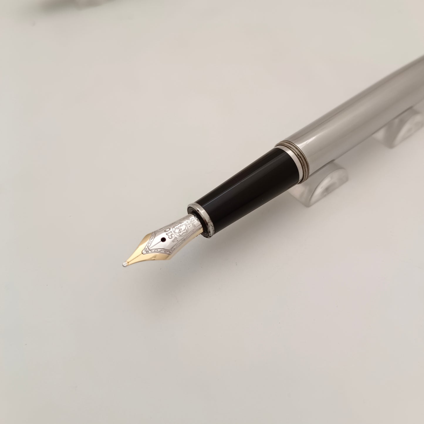 Montblanc Meisterstück Solitaire stainless Steel ii Fountain Pen