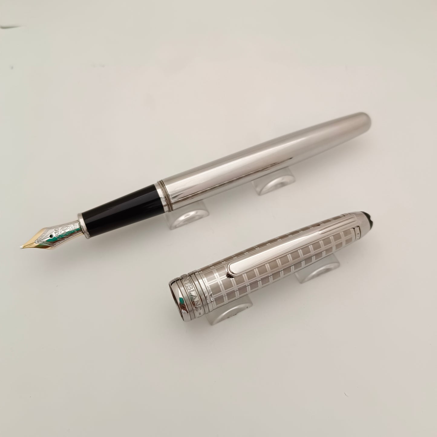 Montblanc Meisterstück Solitaire stainless Steel ii Fountain Pen