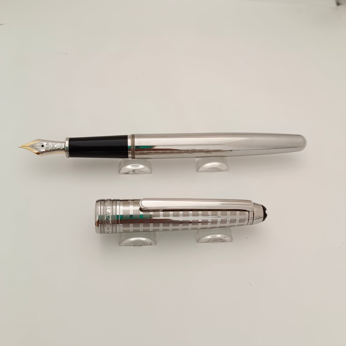 Montblanc Meisterstück Solitaire stainless Steel ii Fountain Pen