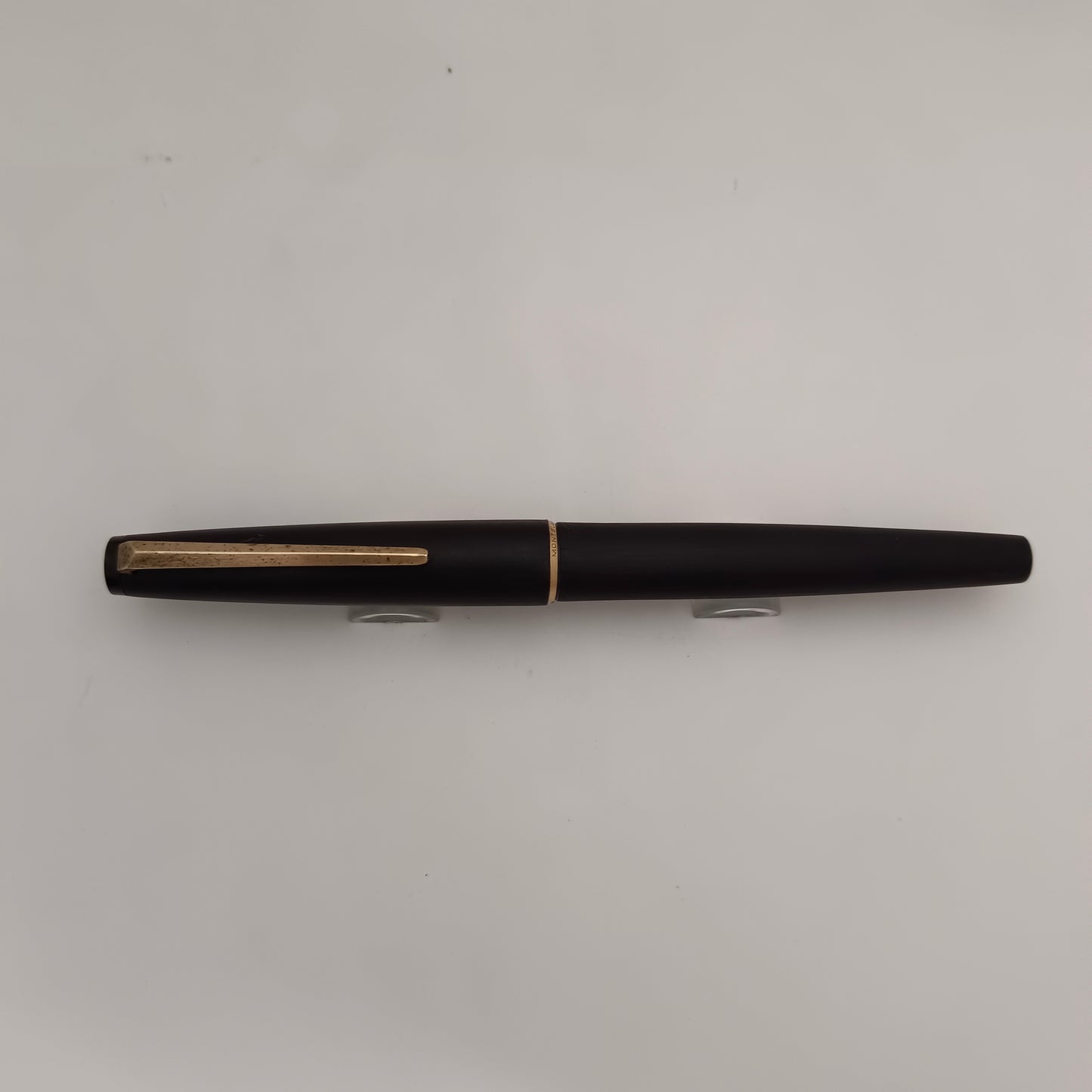 Vintage Montblanc 220 Matte Black Fountain Pen-Gold trim