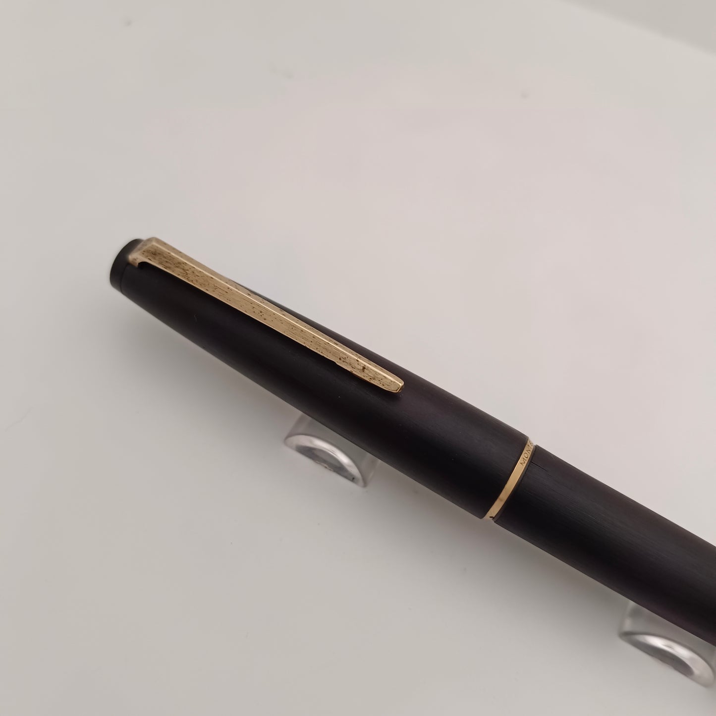 Vintage Montblanc 220 Matte Black Fountain Pen-Gold trim