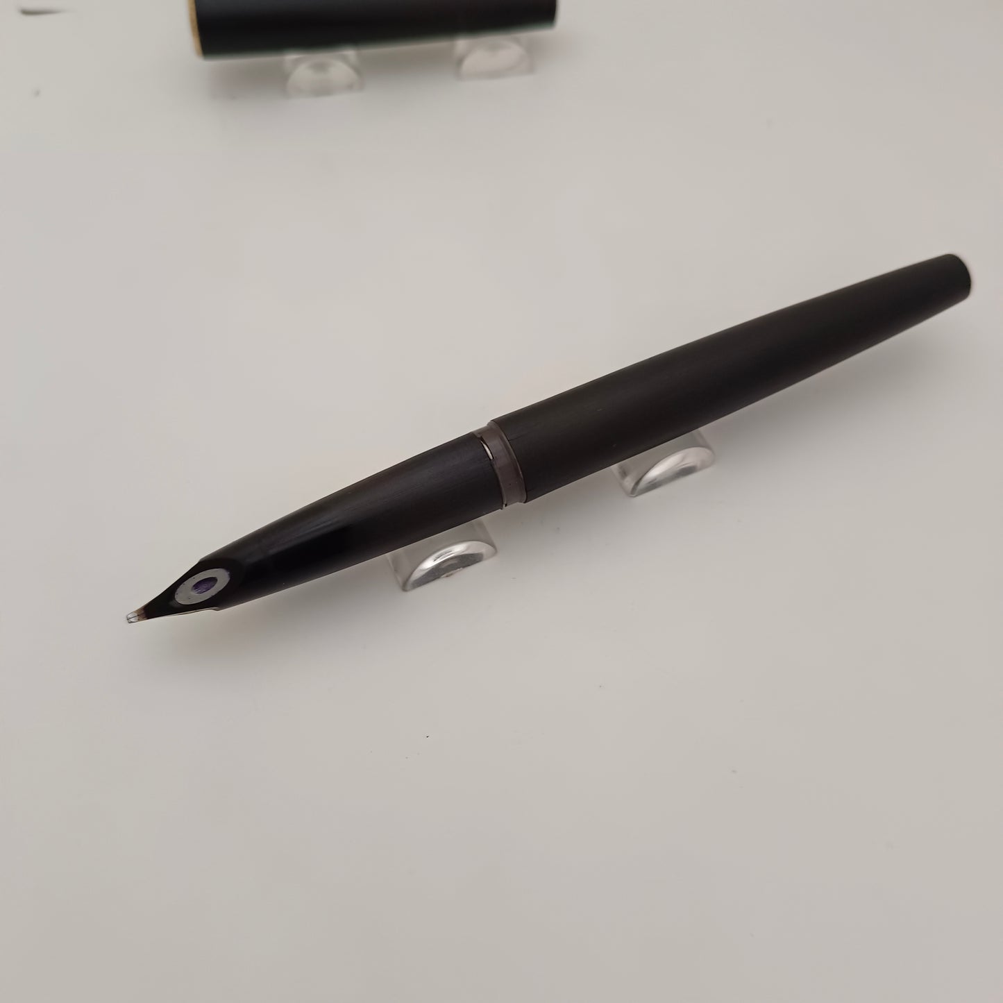 Vintage Montblanc 220 Matte Black Fountain Pen-Gold trim