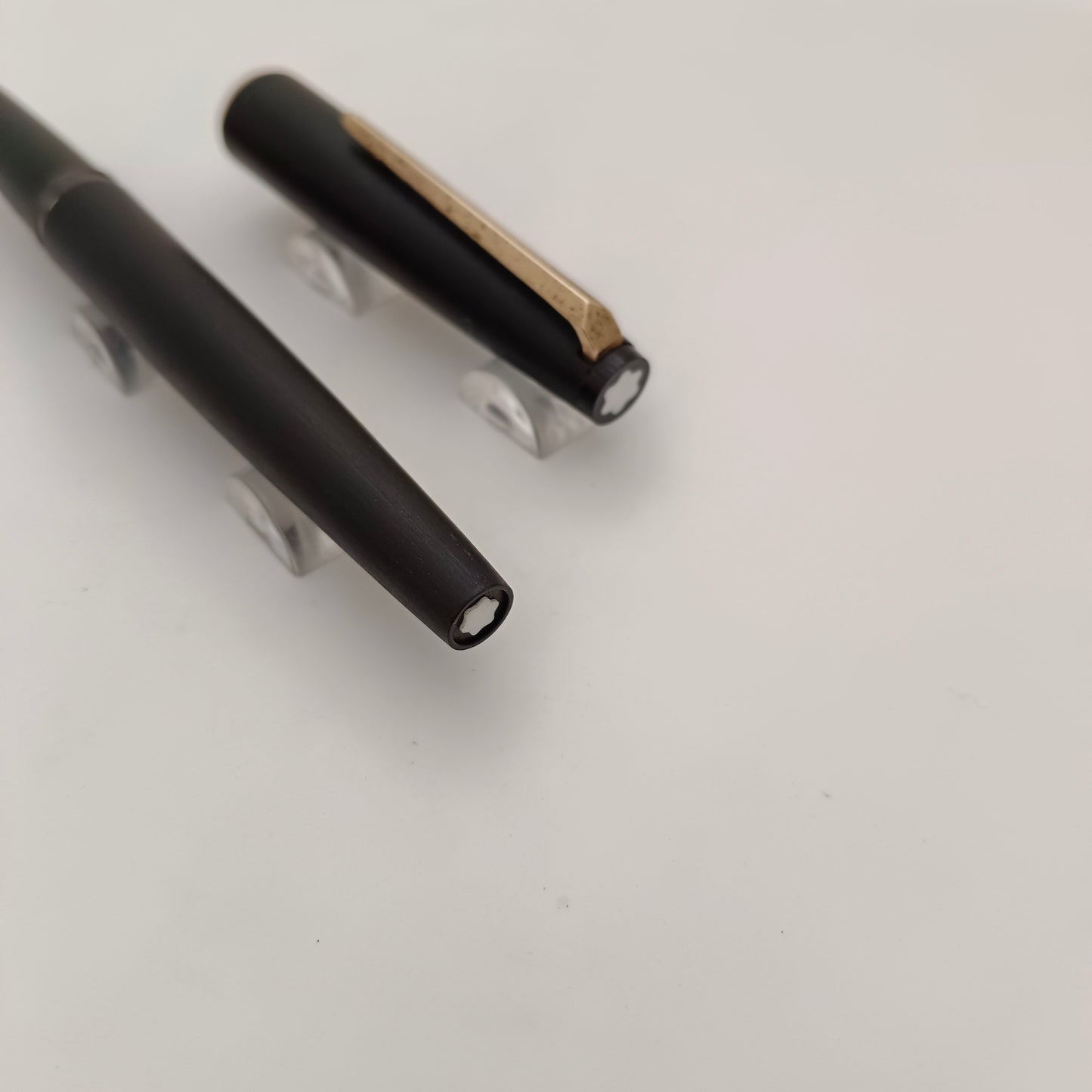 Vintage Montblanc 220 Matte Black Fountain Pen-Gold trim