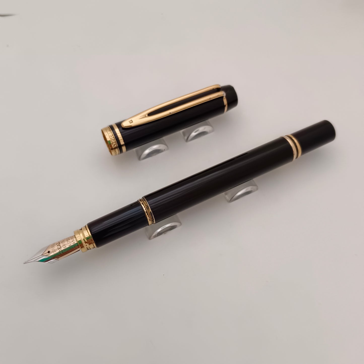 Waterman Ideal Le man 100 Black Gold trims Fountain Pen