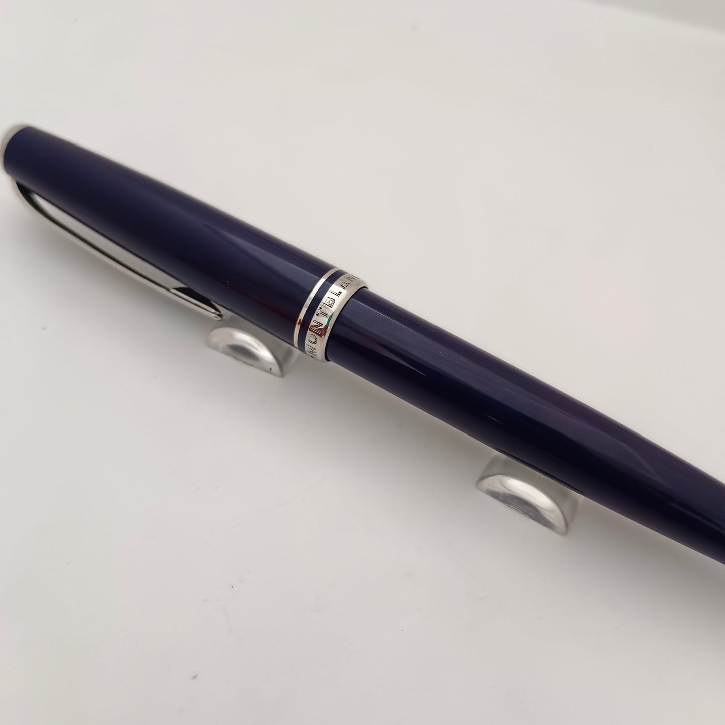 Montblanc Generation Blue Platinum Trim Rollerball Pen