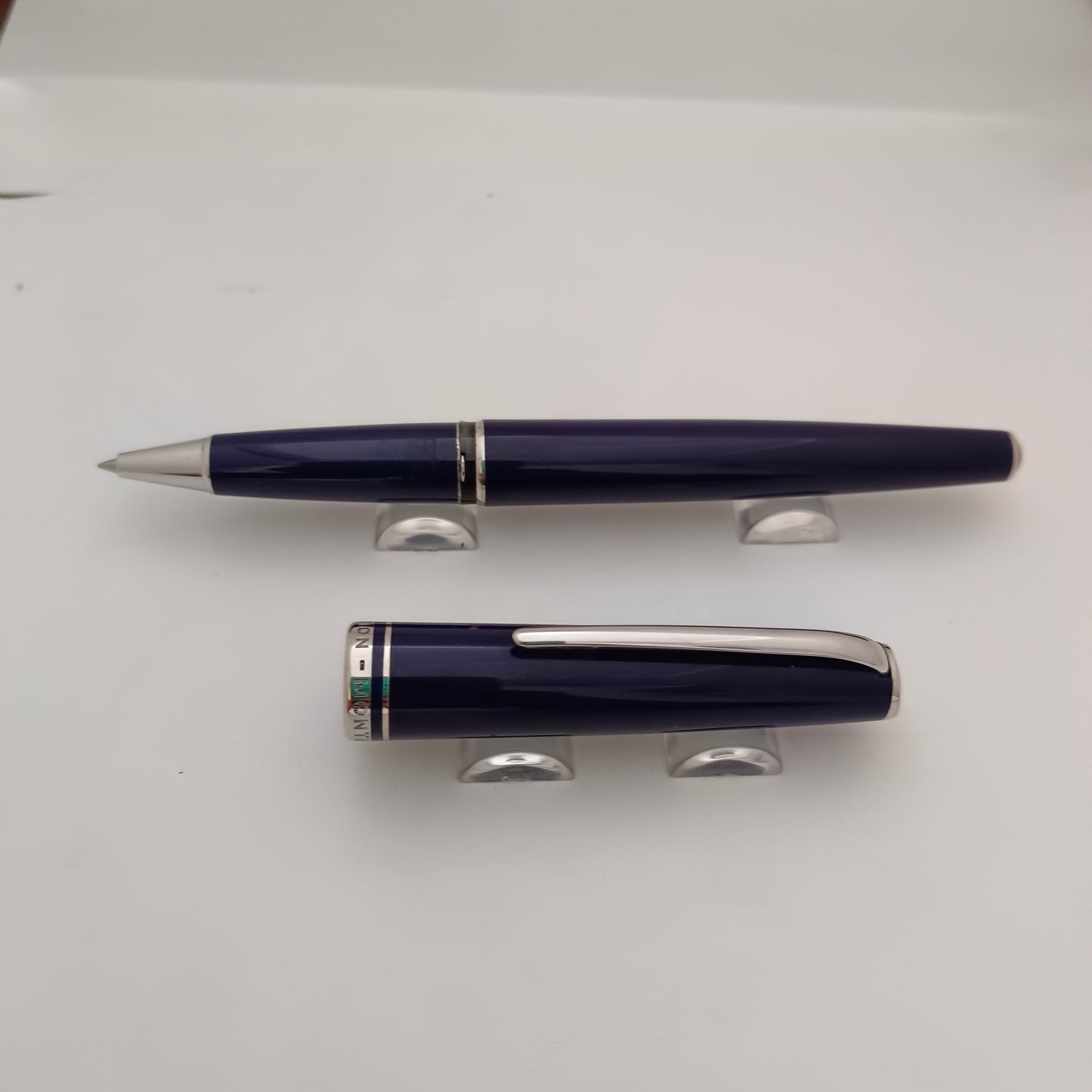 Montblanc Generation Blue Platinum Trim Rollerball Pen