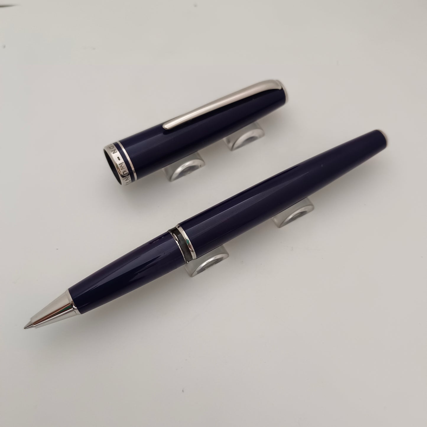 Montblanc Generation Blue Platinum Trim Rollerball Pen