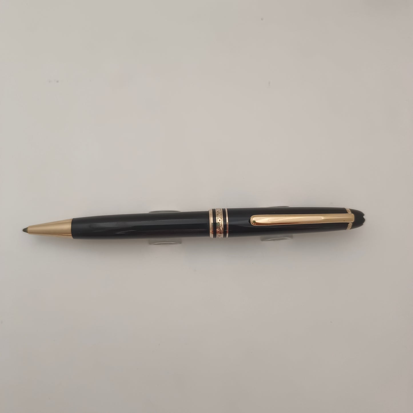 Montblanc Meisterstuck Black Classique Ballpoint Pen with Gold Trim