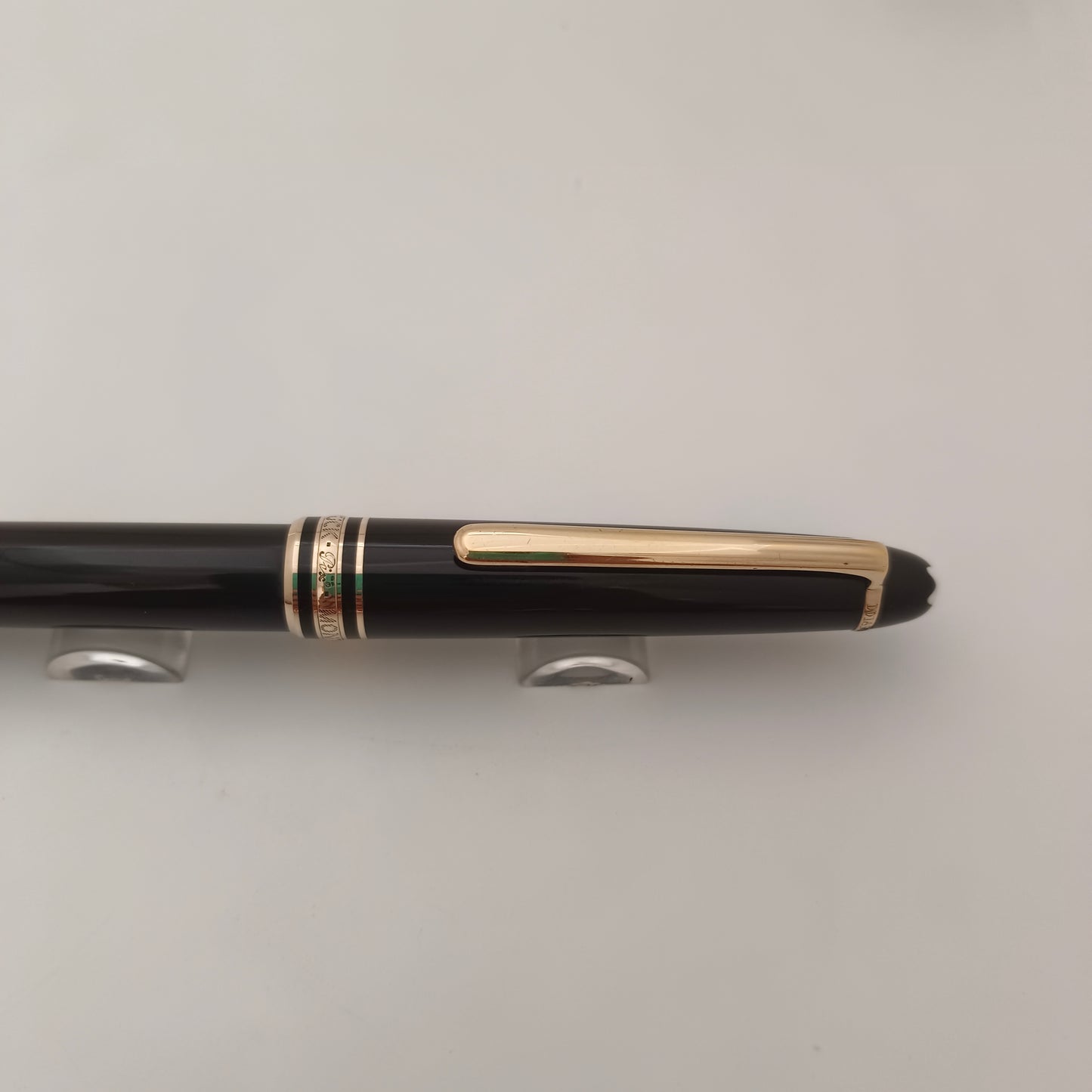 Montblanc Meisterstuck Black Classique Ballpoint Pen with Gold Trim