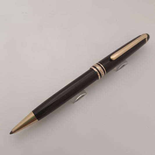 Montblanc Meisterstuck Black Classique Ballpoint Pen with Gold Trim