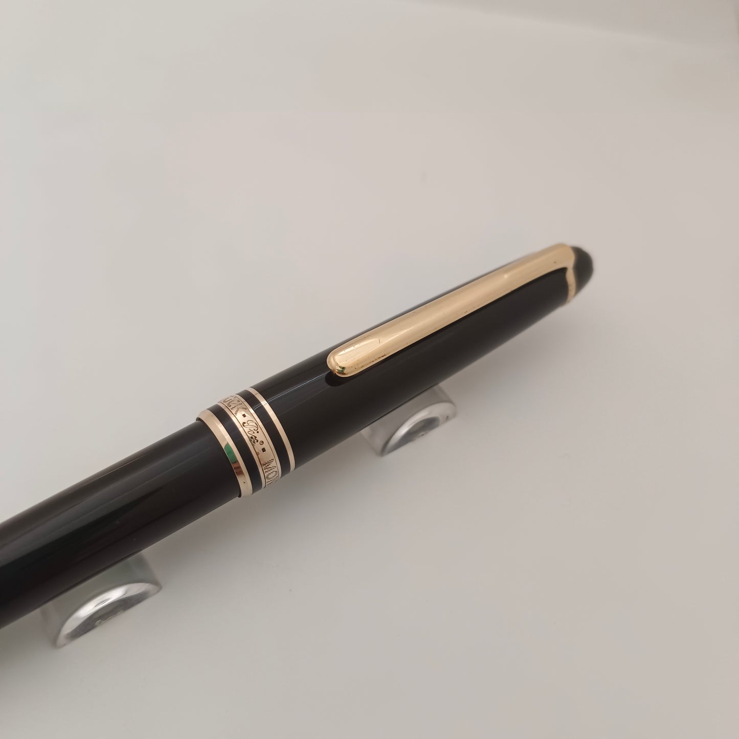 Montblanc Meisterstuck Black Classique Ballpoint Pen with Gold Trim