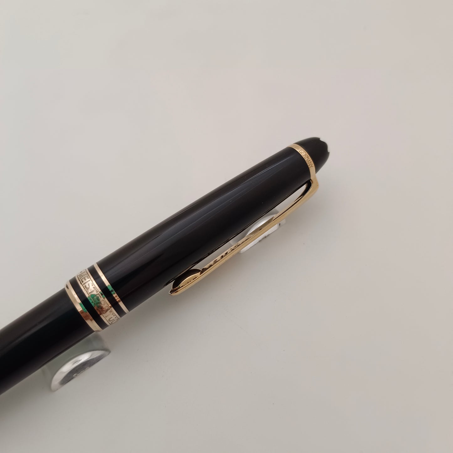 Montblanc Meisterstuck Black Classique Ballpoint Pen with Gold Trim