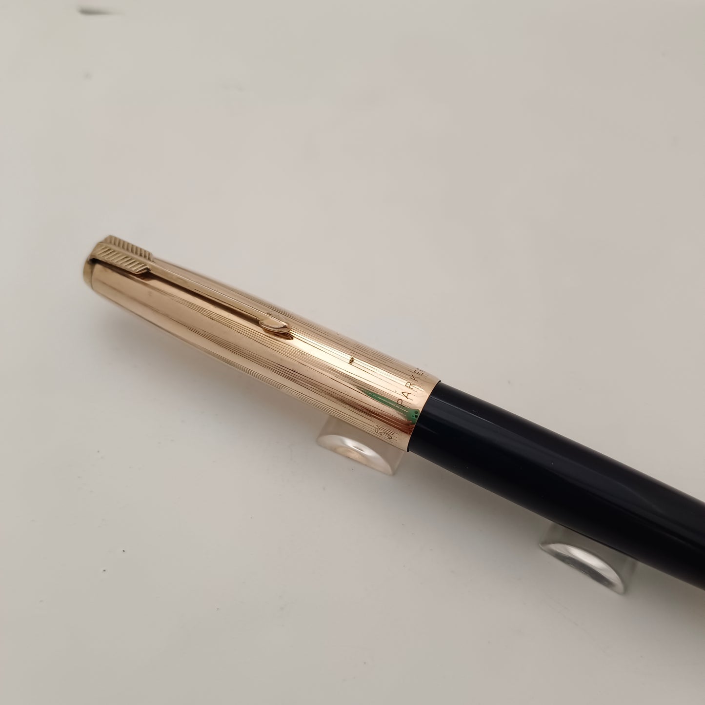 Vintage Parker 51 Blue with Gold filled Fountain Pen