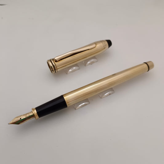Cross Townsend Gold filled Fountain Pen With 18kt gold nib - Ireland