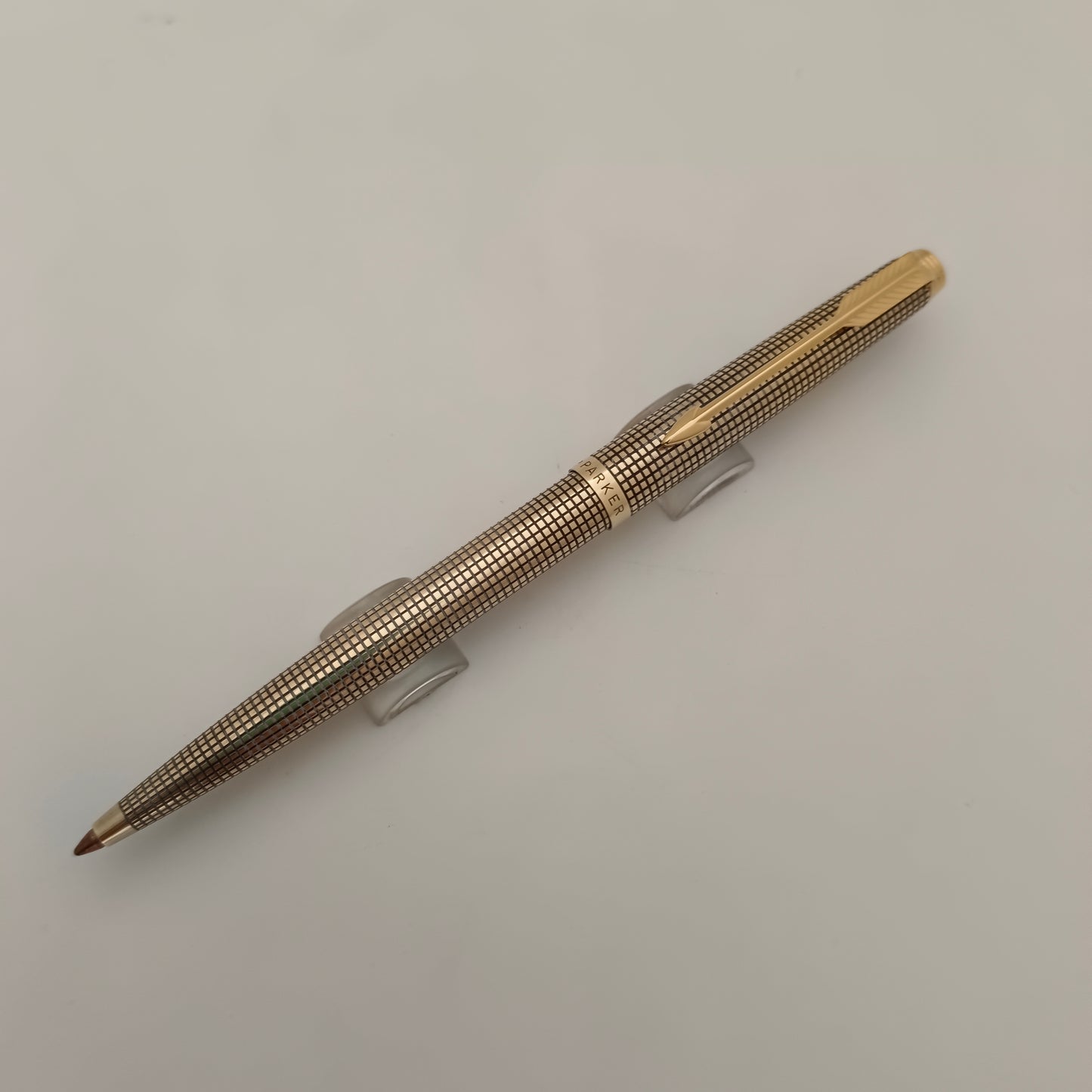 Vintage Parker 75 Sterling silver with vermeil Ballpoint Pen