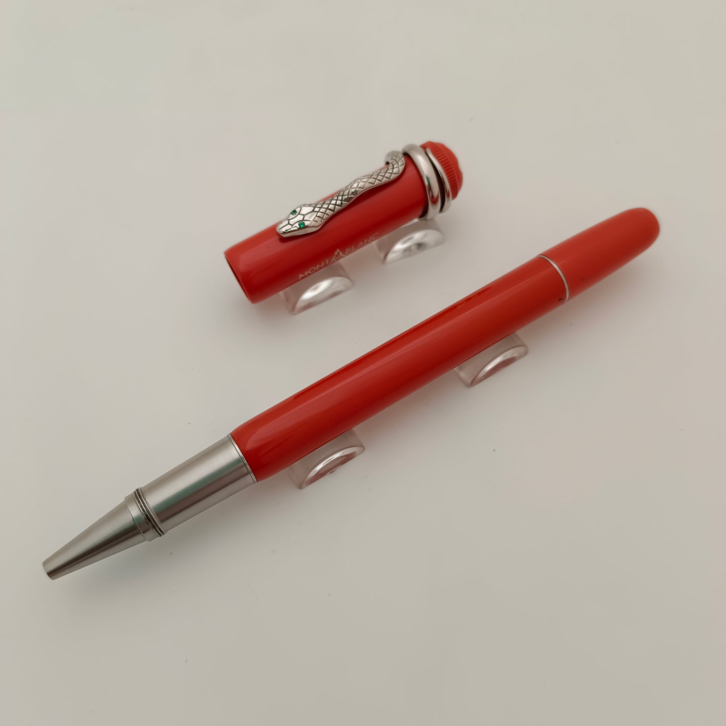 Montblanc Heritage Rouge ET Noir Coral Collection Special Edition Rollerball Pen