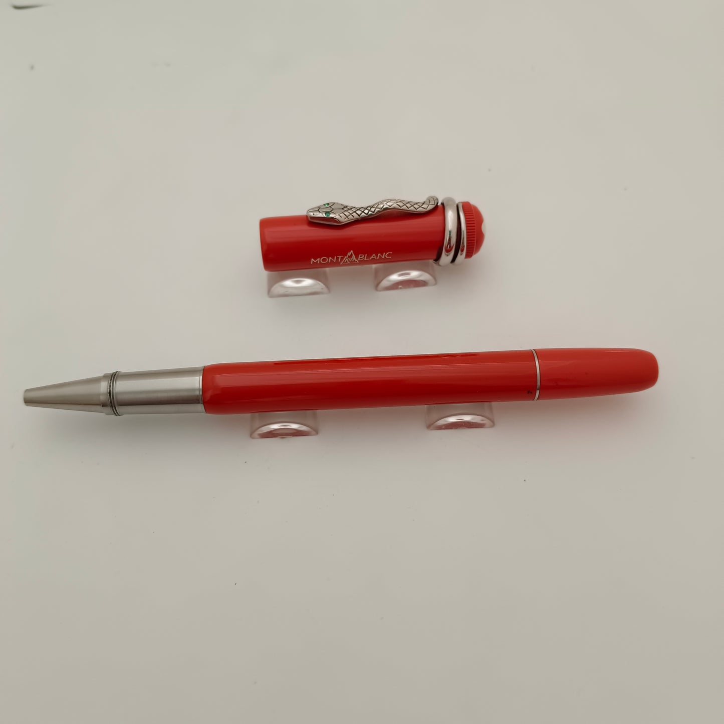 Montblanc Heritage Rouge ET Noir Coral Collection Special Edition Rollerball Pen