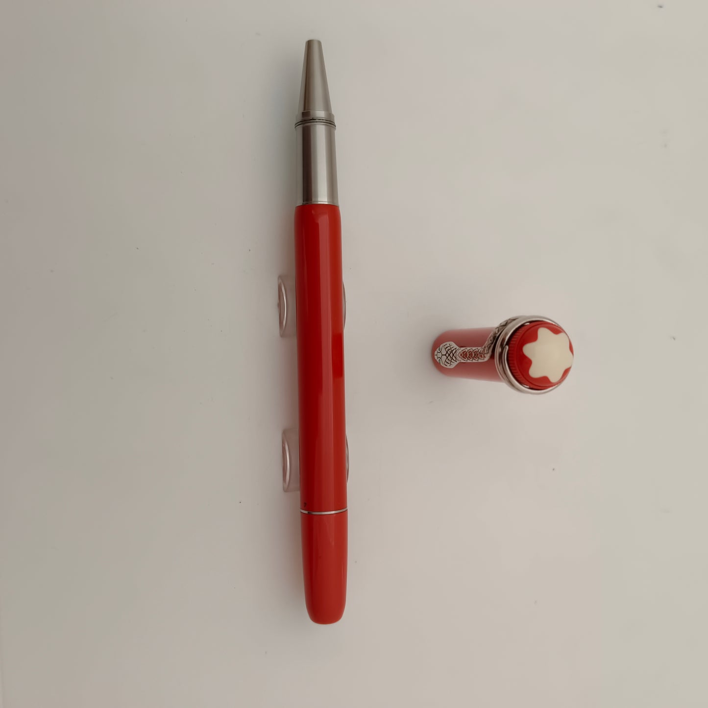 Montblanc Heritage Rouge ET Noir Coral Collection Special Edition Rollerball Pen