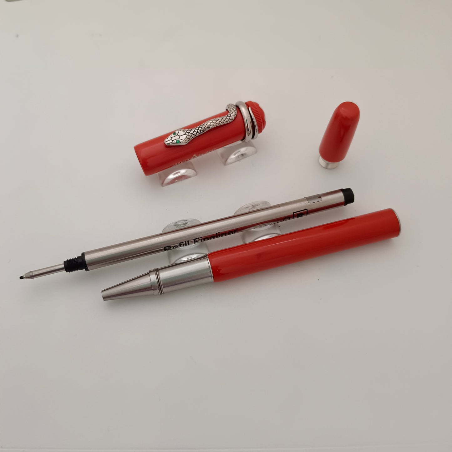 Montblanc Heritage Rouge ET Noir Coral Collection Special Edition Rollerball Pen