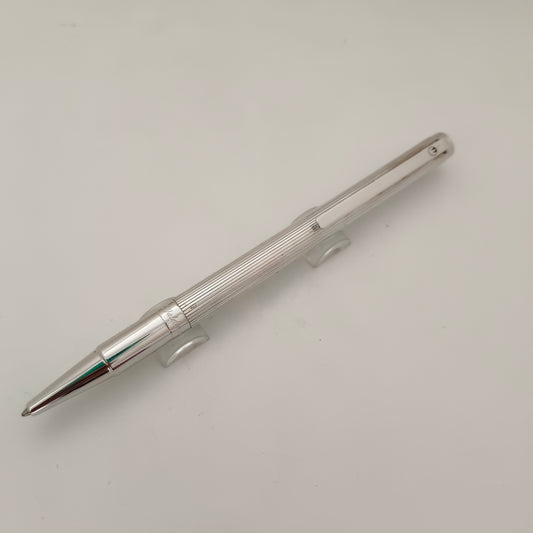 Waldmann Lines Pattern Sterling Silver Ballpoint Pen
