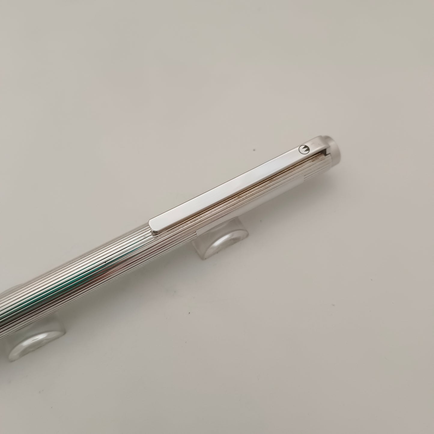 Waldmann Lines Pattern Sterling Silver Ballpoint Pen