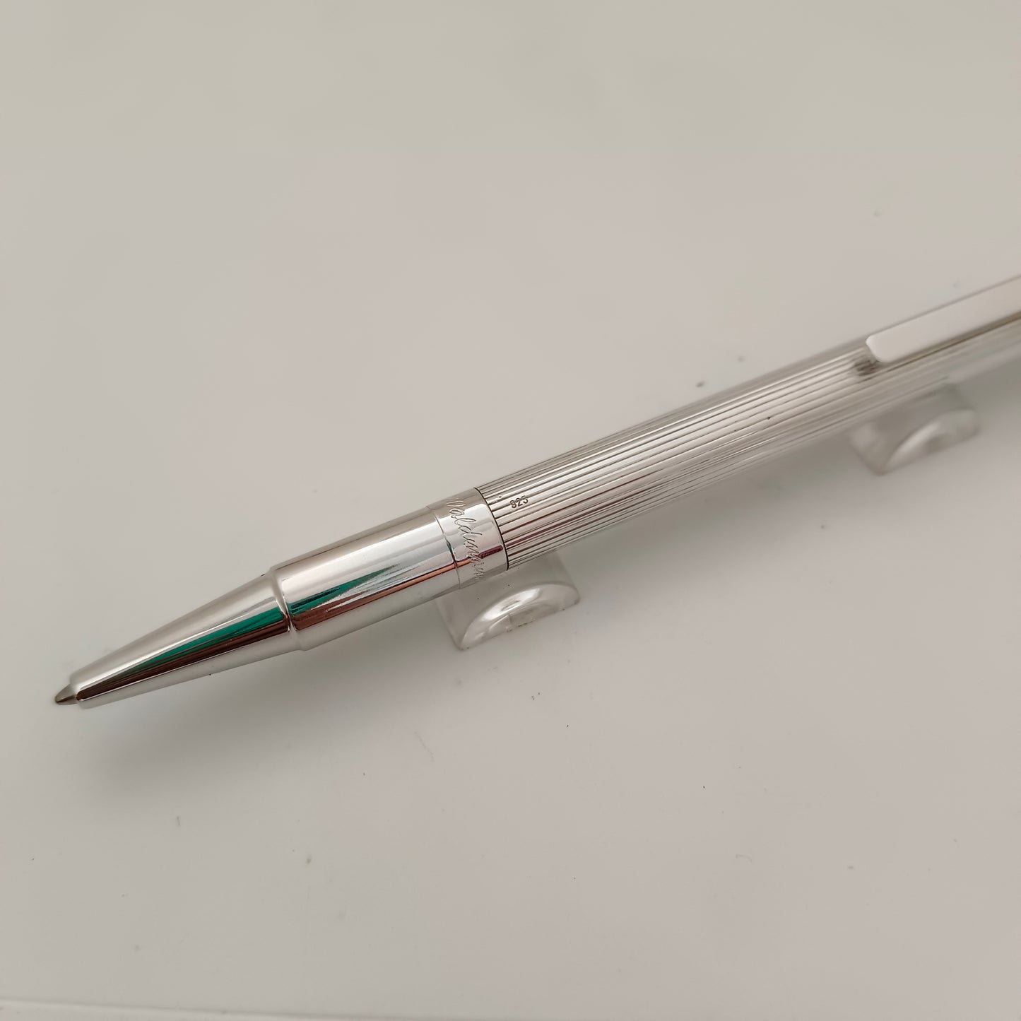 Waldmann Lines Pattern Sterling Silver Ballpoint Pen