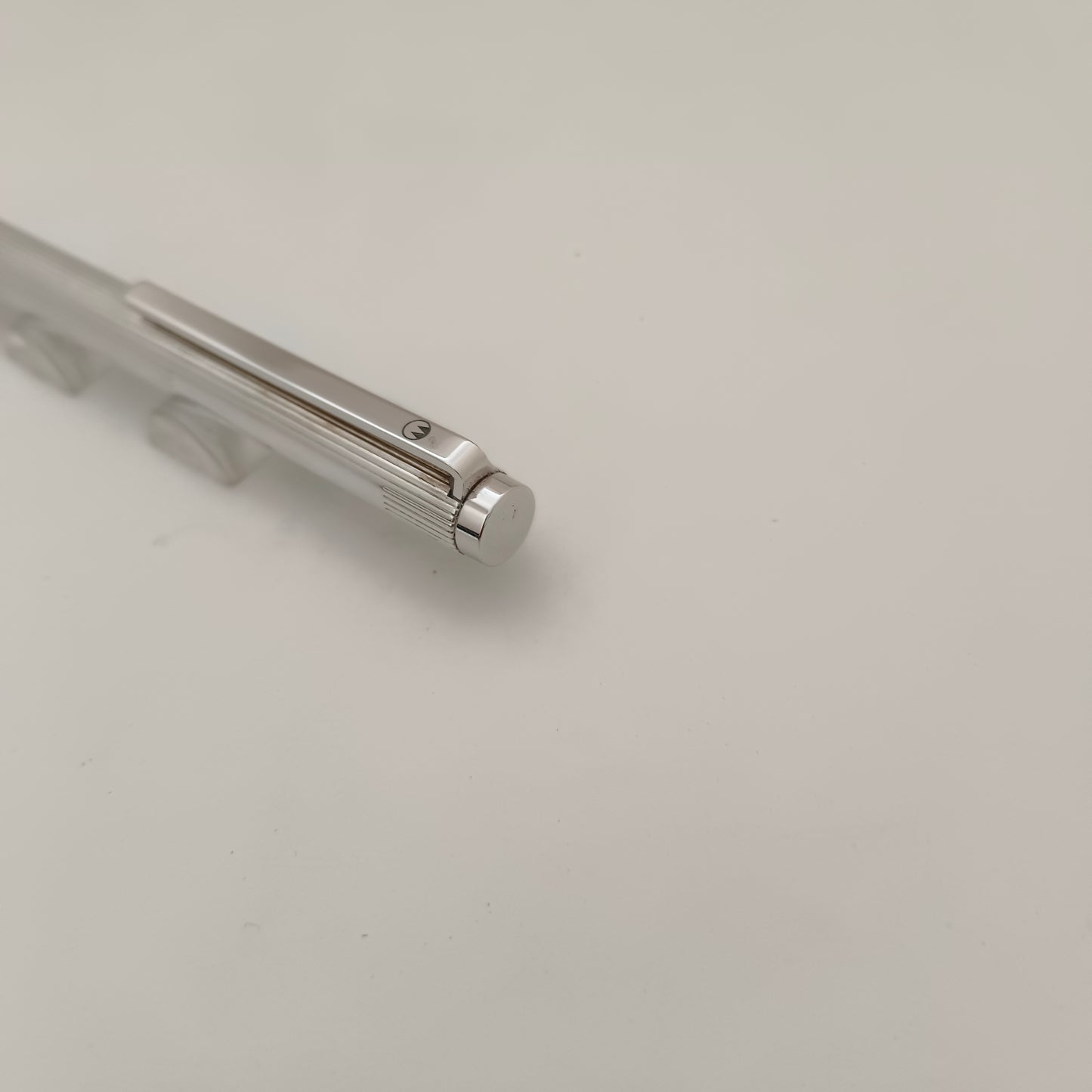 Waldmann Lines Pattern Sterling Silver Ballpoint Pen