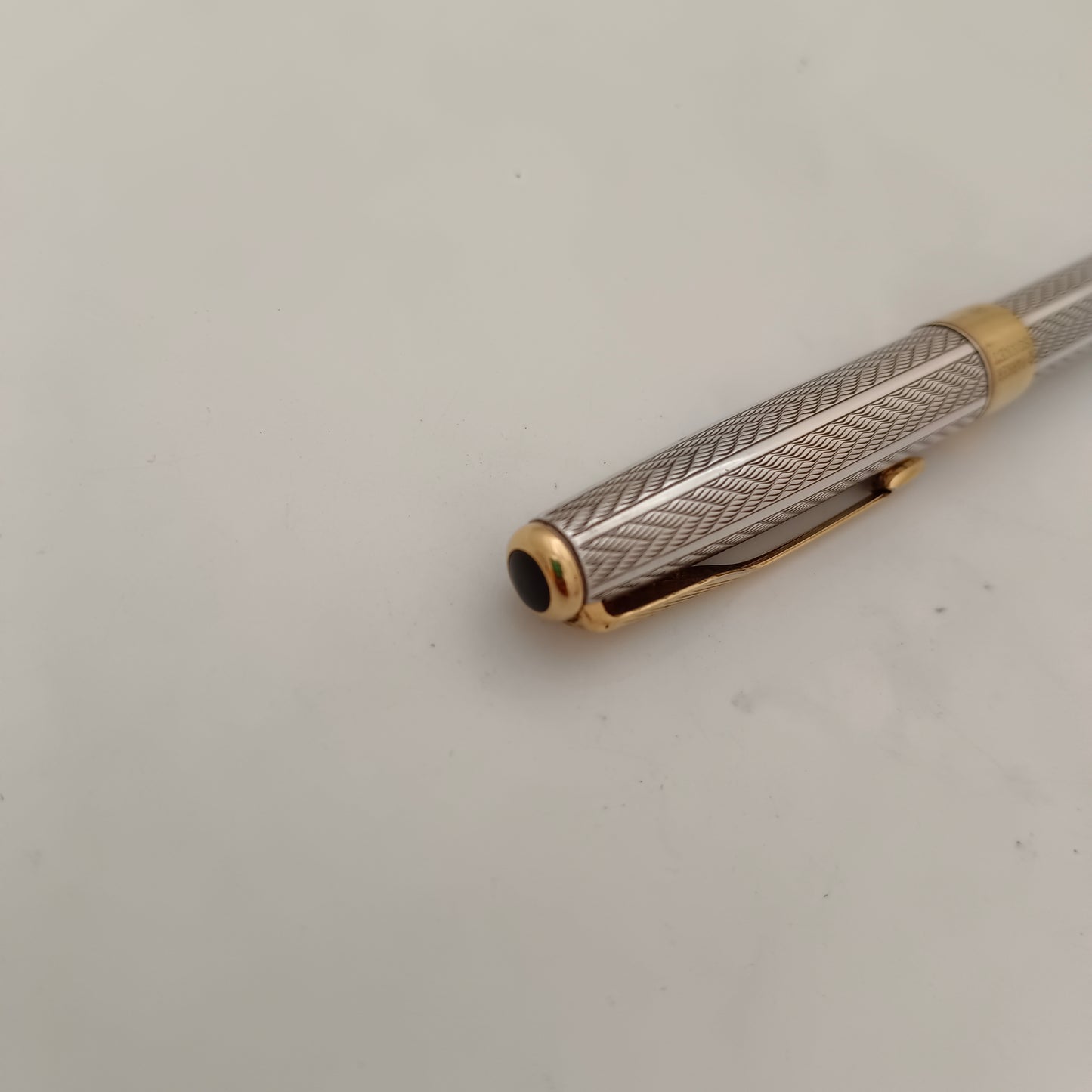 Parker Sonnet Cascade Fougere Gold Trim Ball Pen Made In France