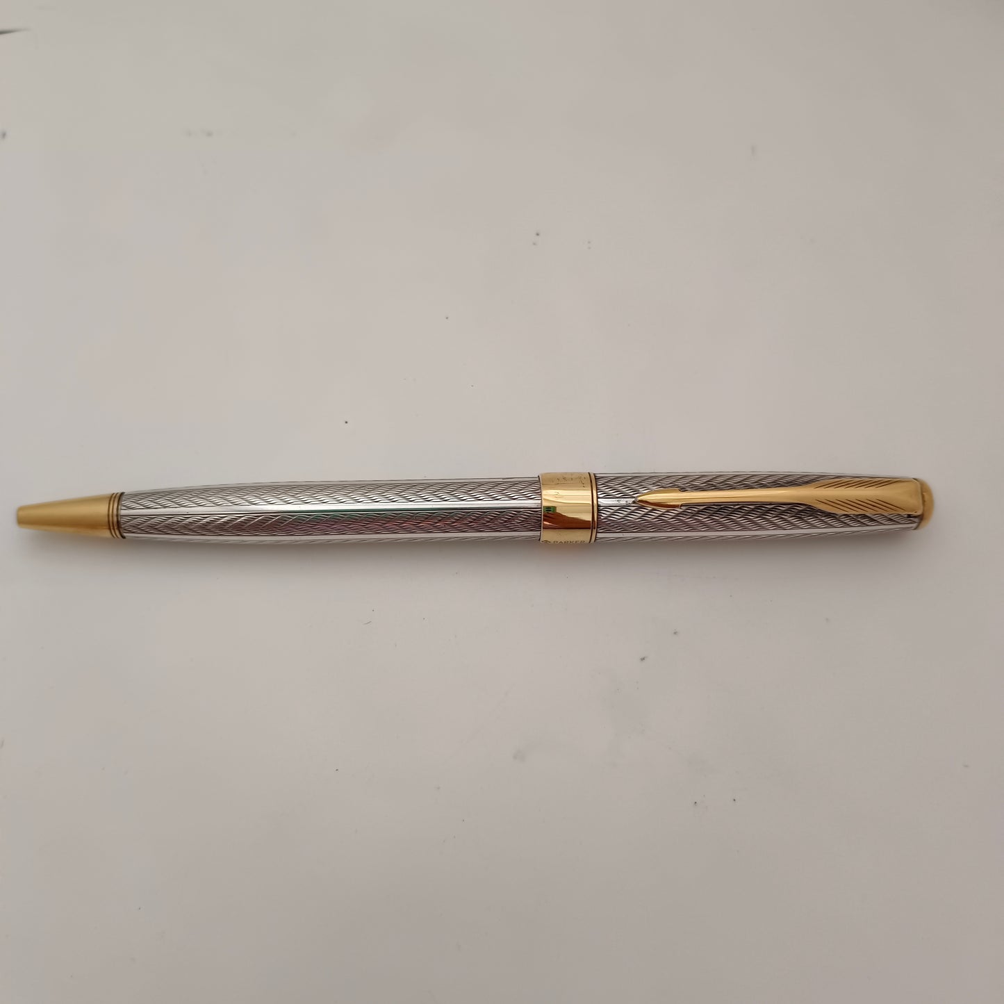 Parker Sonnet Cascade Fougere Gold Trim Ball Pen Made In France