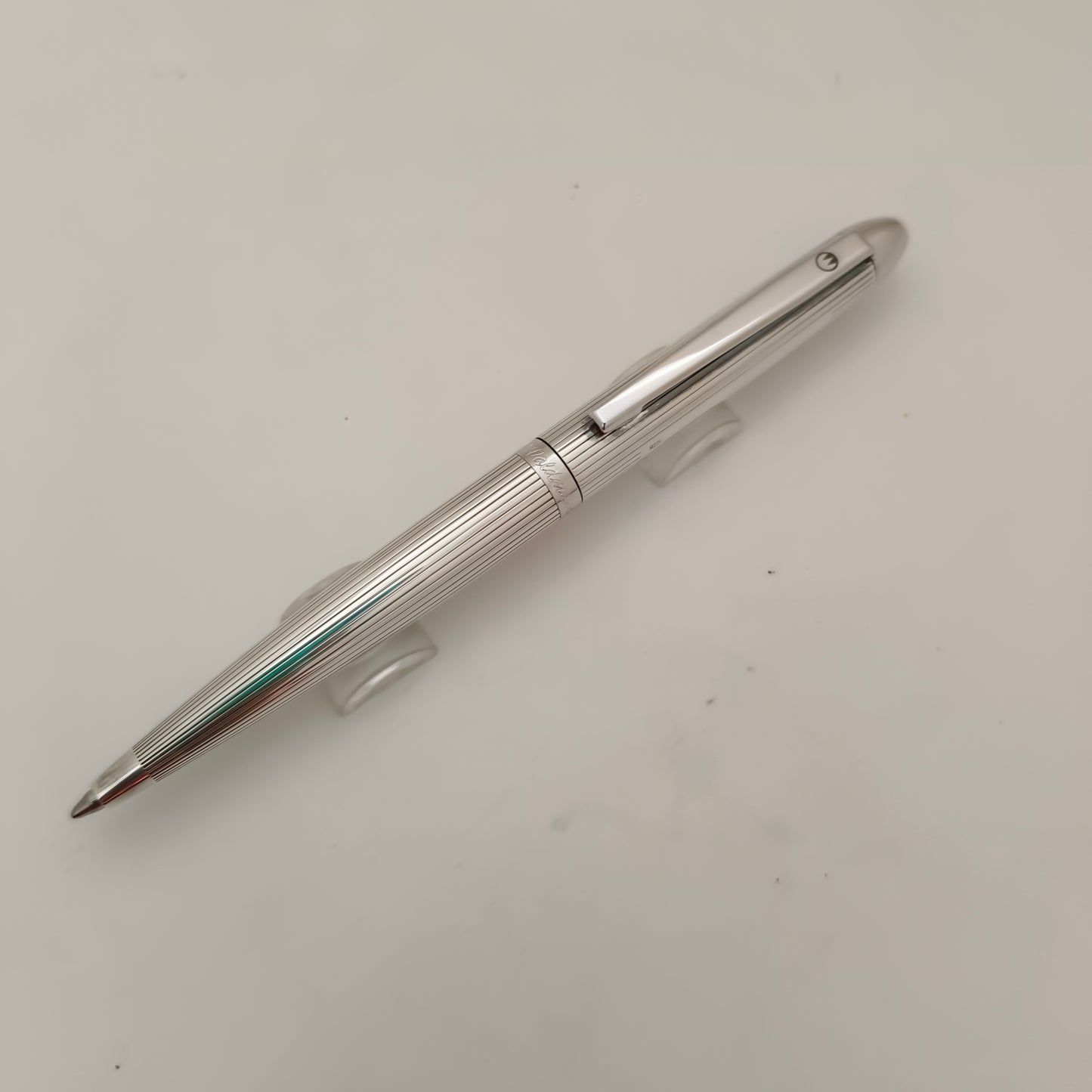 Waldmann Pocket Sterling Silver 925 Ballpoint Pen Made in Germany