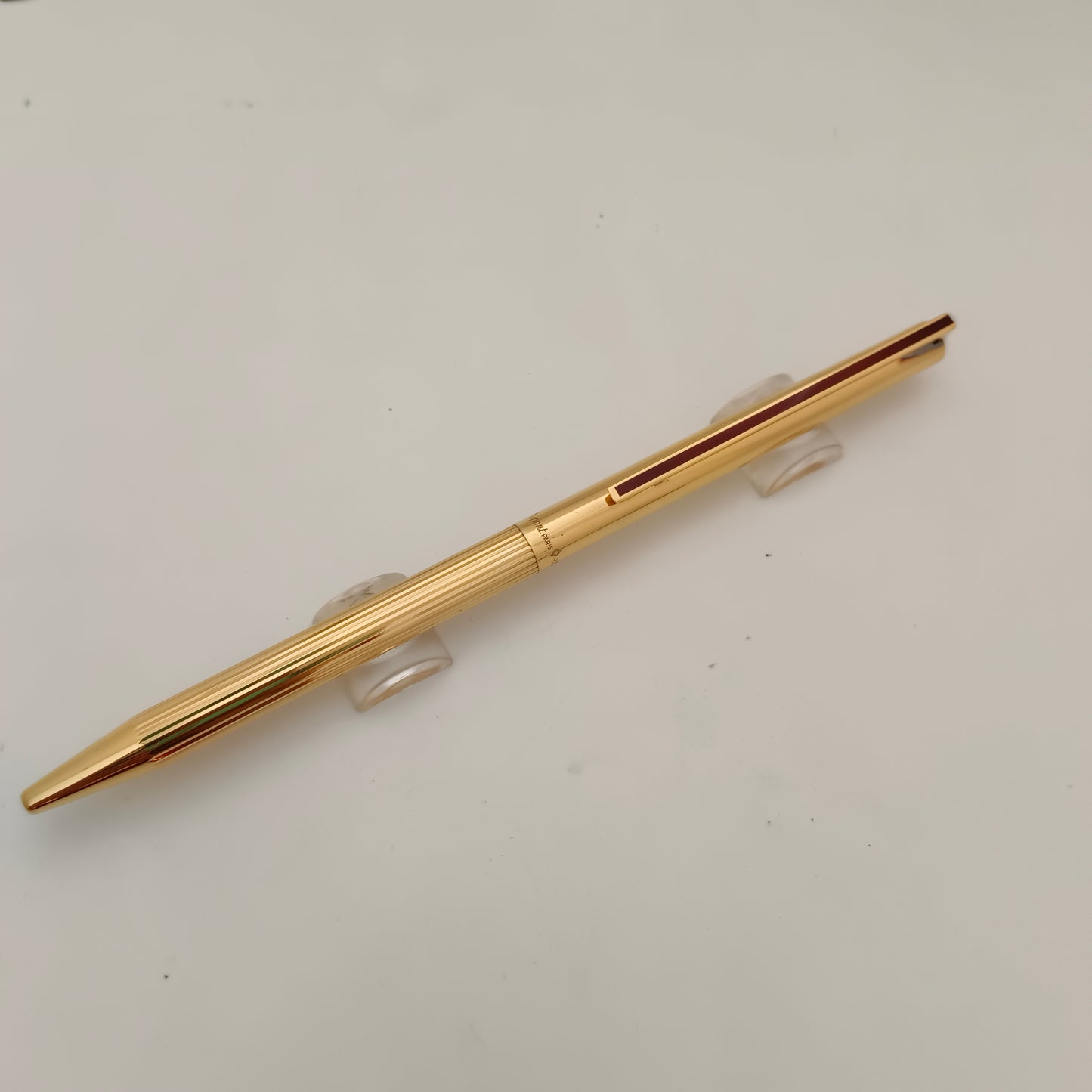 St Dupont Sterling Silver 925 Vermeil Ballpoint Pen Made in France