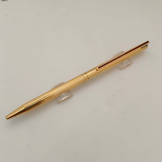 St Dupont Sterling Silver 925 Vermeil Ballpoint Pen Made in France