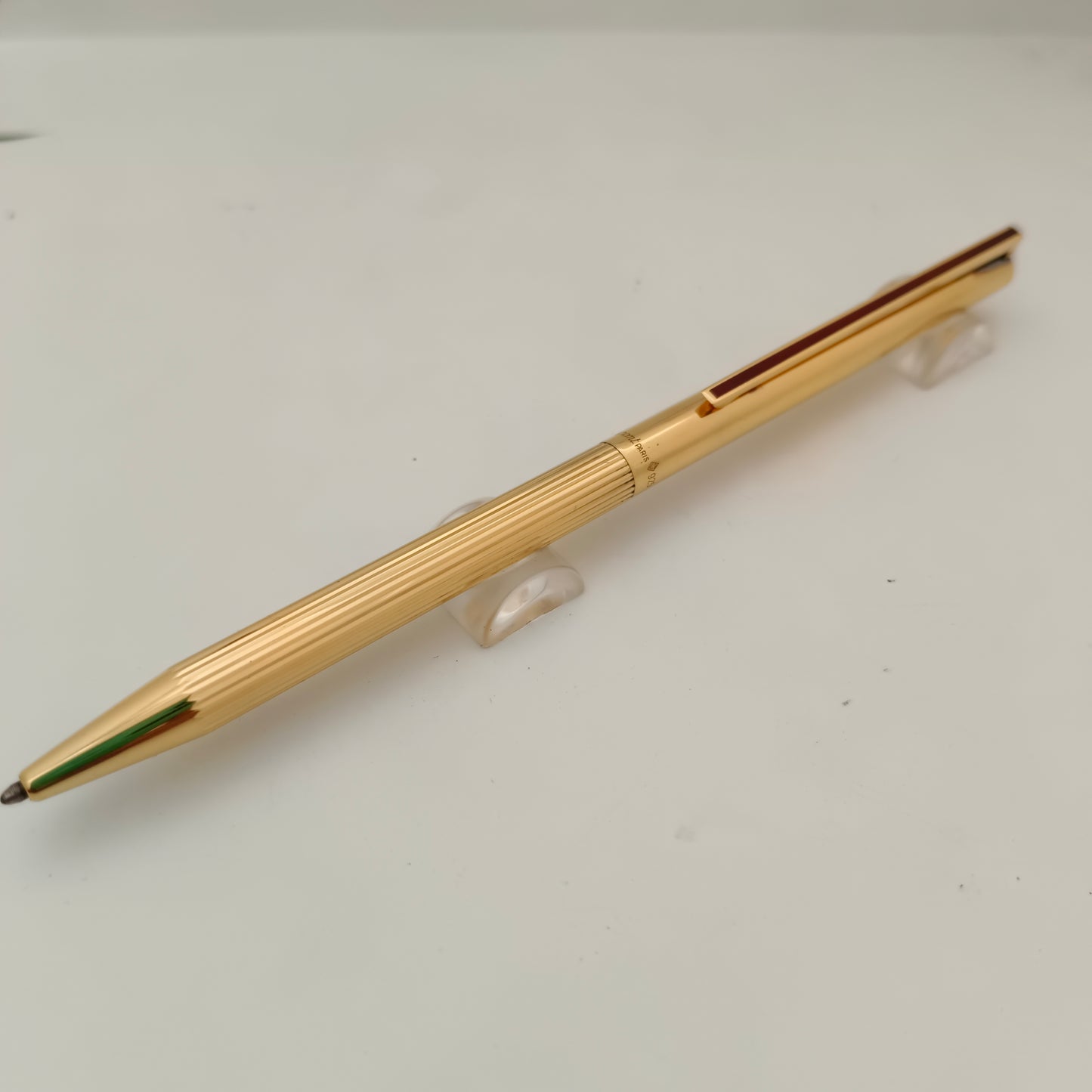 St Dupont Sterling Silver 925 Vermeil Ballpoint Pen Made in France