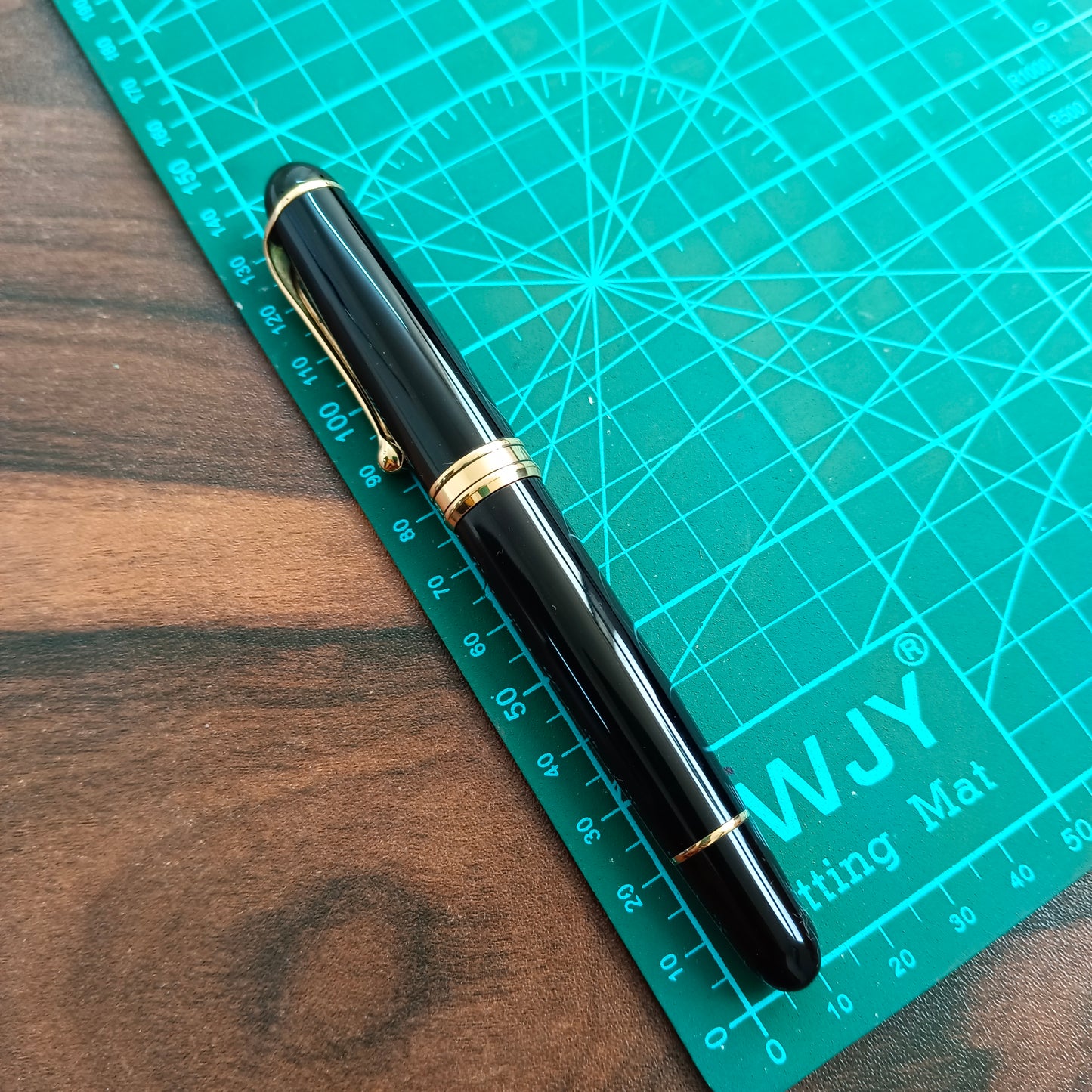 Aurora 88 Black with Gold Trims Fountain Pen-Italy