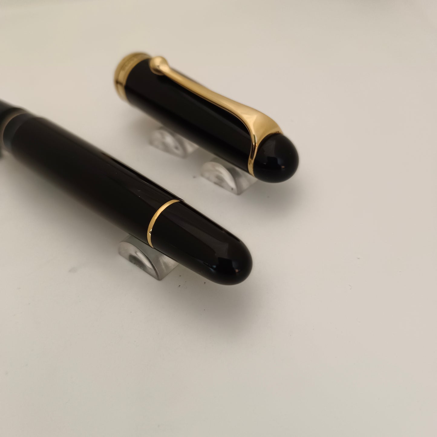 Aurora 88 Black with Gold Trims Fountain Pen-Italy