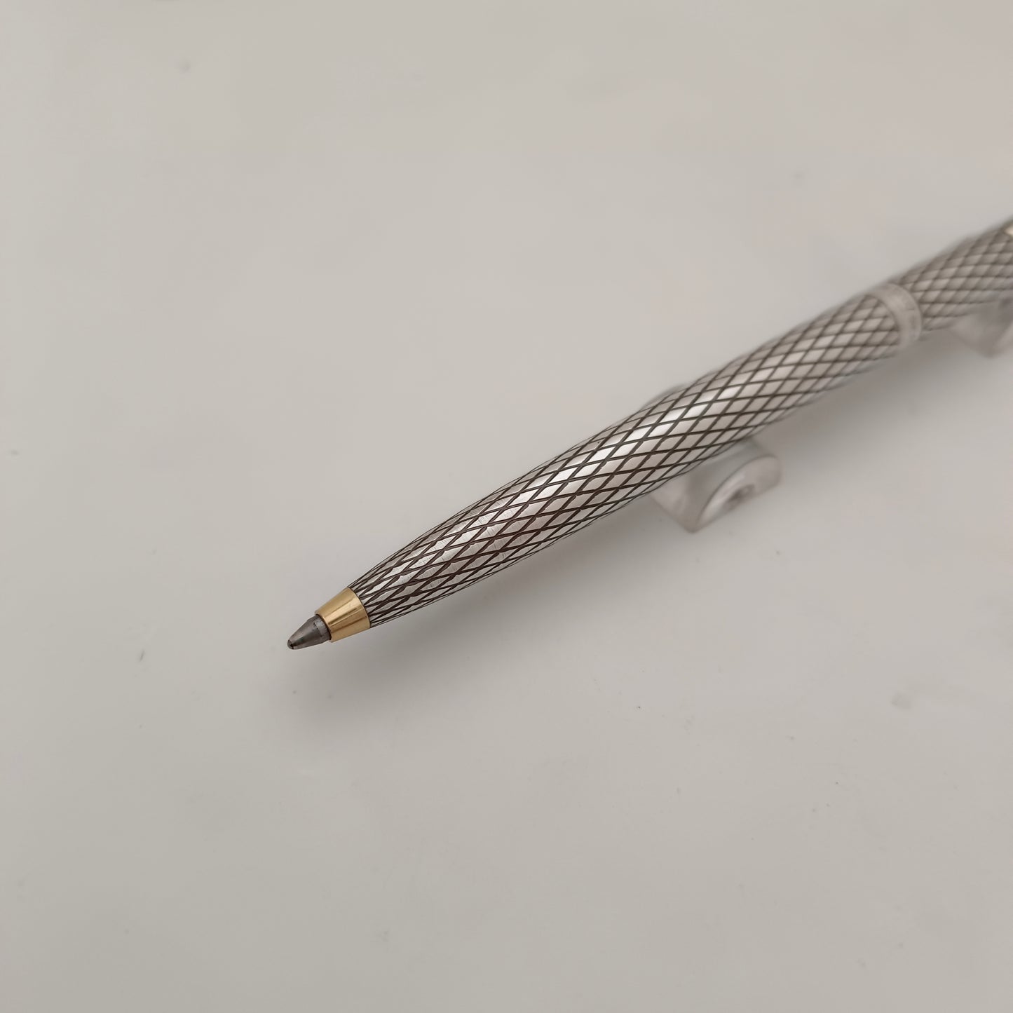 Sheaffer Imperial Sterling silver Diamond Mesh Pattern Ballpoint pen