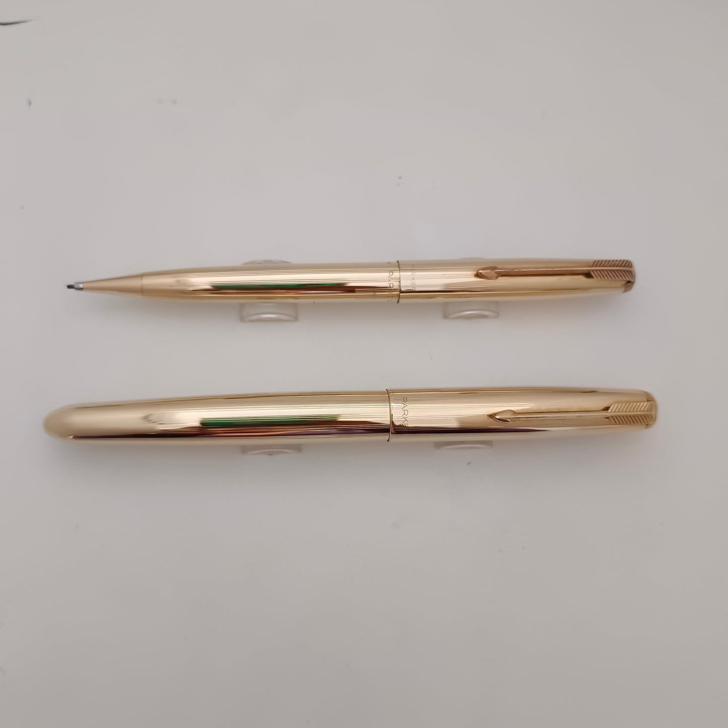 Parker 51 Golden Fountain And Mechanical Pencil Set