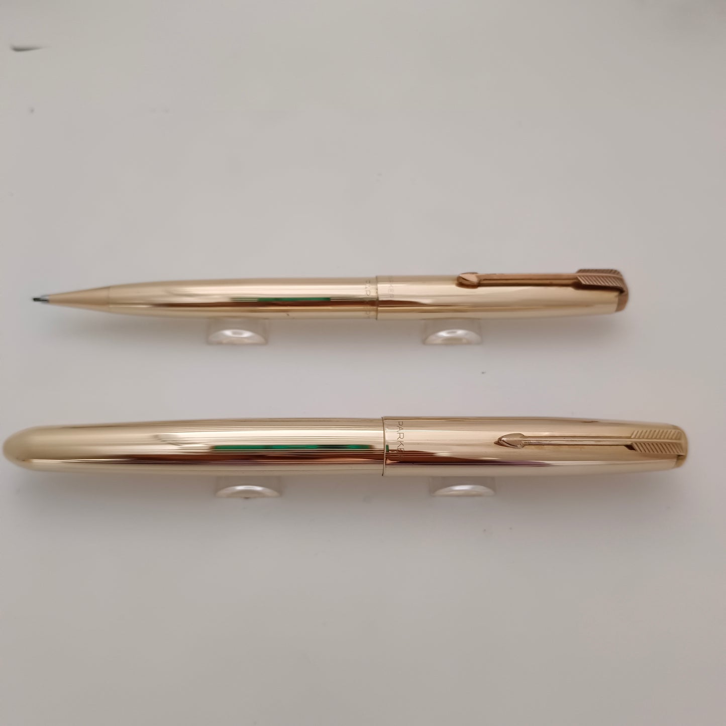 Parker 51 Golden Fountain And Mechanical Pencil Set