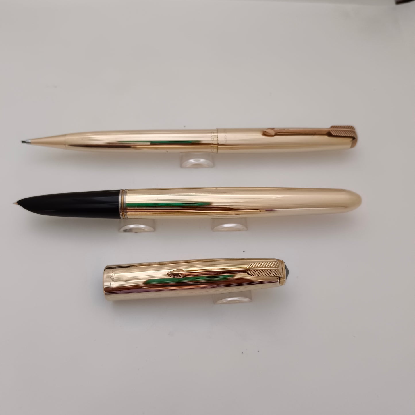 Parker 51 Golden Fountain And Mechanical Pencil Set