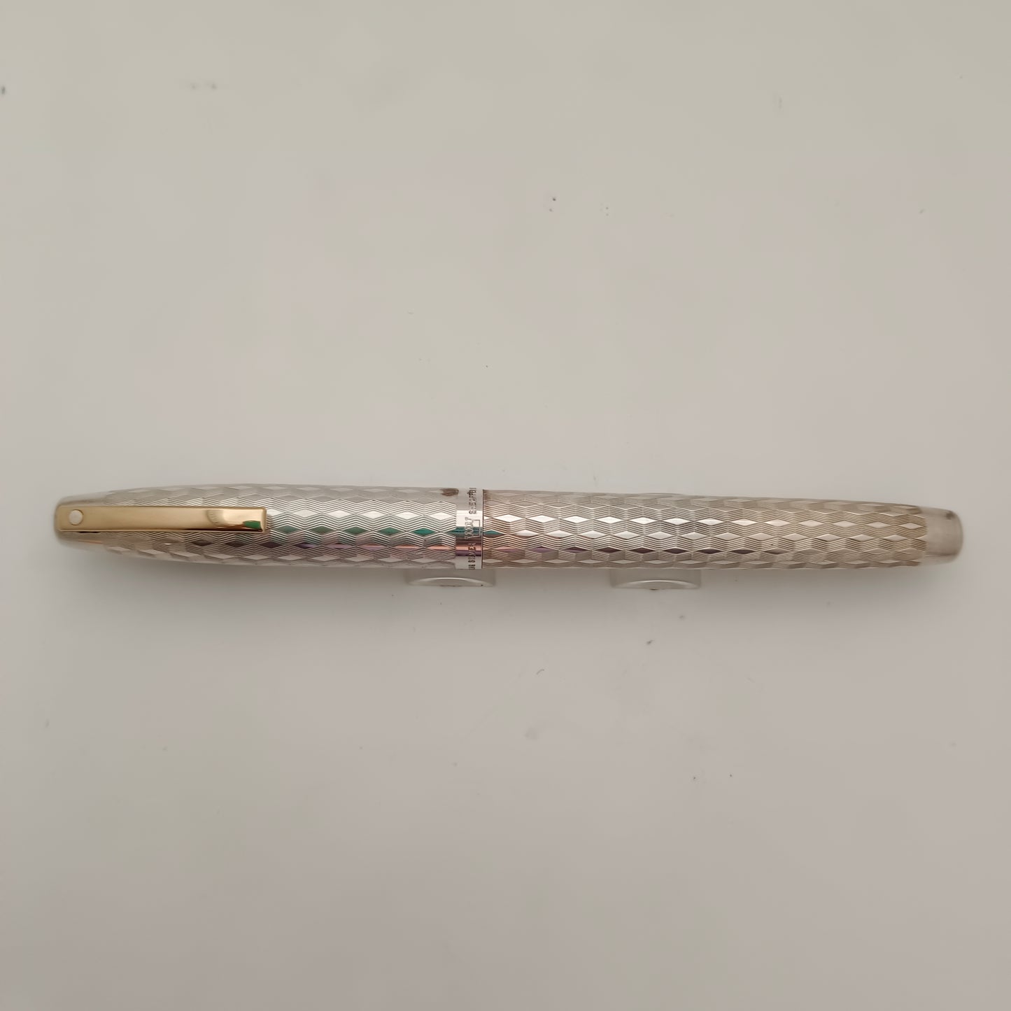 Sheaffer Imperial 834 Fountain Pen - Sterling Marquetry Pattern