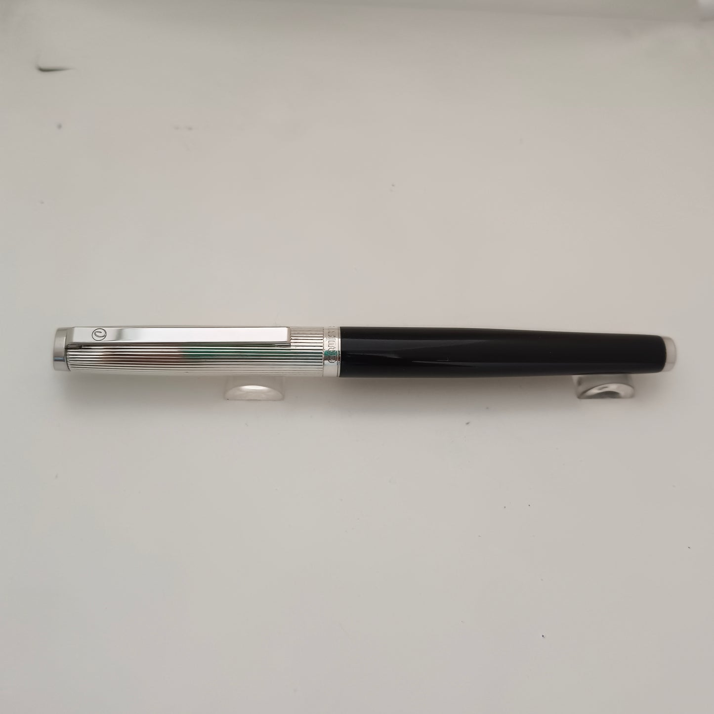 Cruiser Black Fountain Pen with sterling silver cap